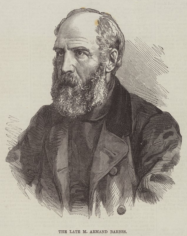 The late M Armand Barbes by English School