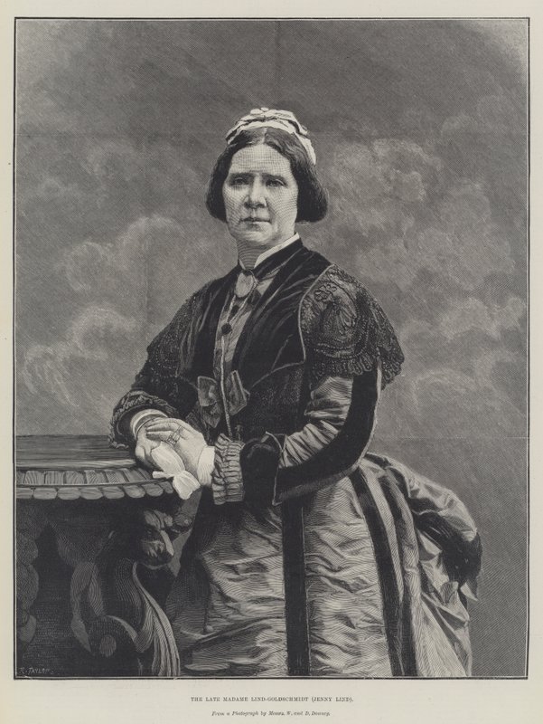 The late Madame Lind-Goldschmidt, Jenny Lind by English School