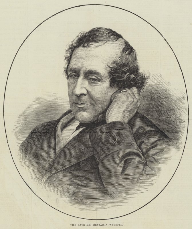 The late Mr Benjamin Webster by English School
