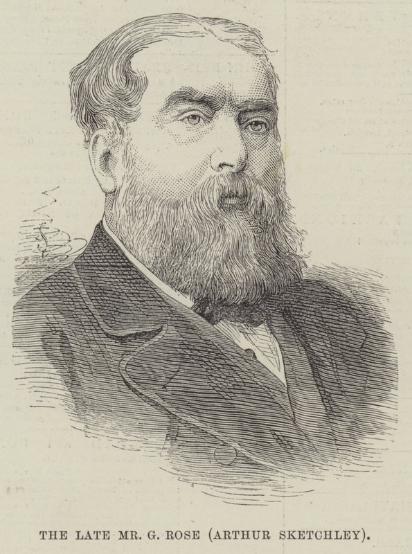 The late Mr G Rose, Arthur Sketchley by English School