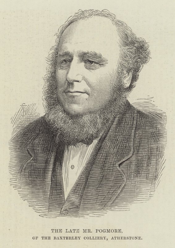 The Late Mr Pogmore, of the Baxterley Colliery, Atherstone by English School