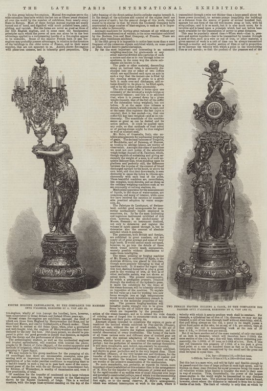 The late Paris International Exhibition by English School
