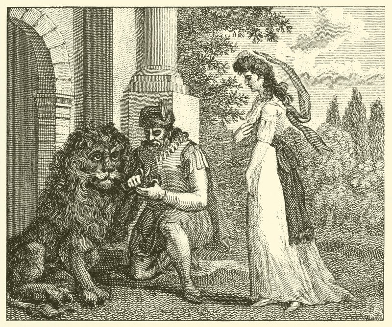 The Lion in Love by English School