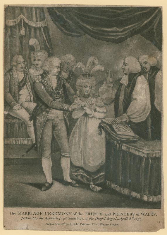 The Marriage Ceremony of the Prince and Princess of Wales by English School