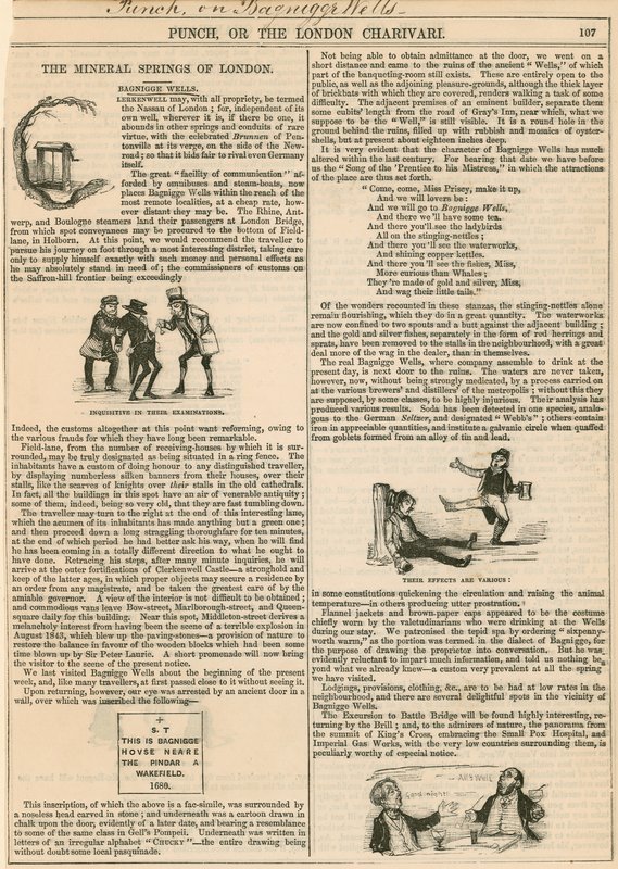 The mineral springs of London by English School