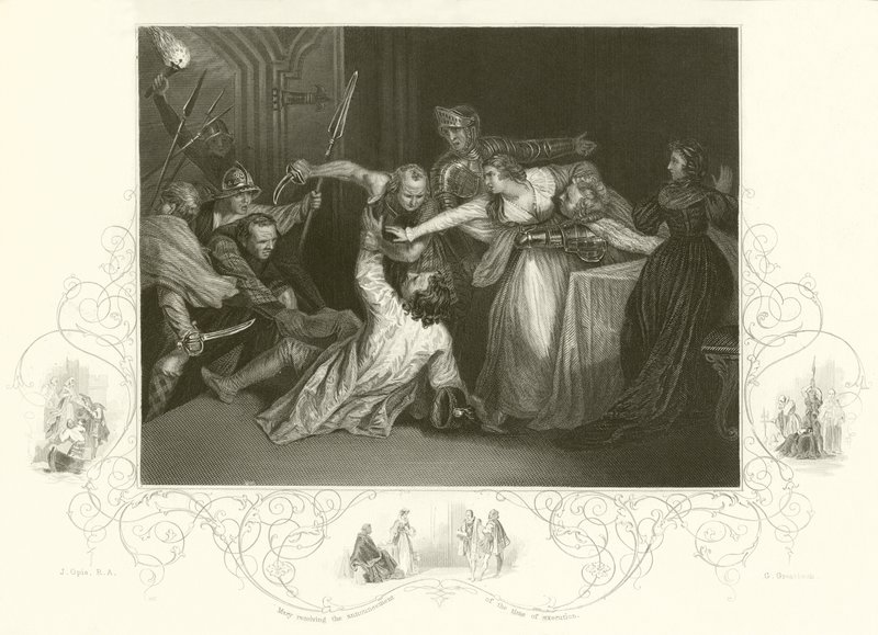 The Murder of David Rizzio by English School
