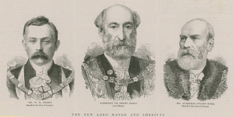 The New Lord Mayor and Sheriffs: Alderman Sir Henry Isaacs, Lord Mayor by English School