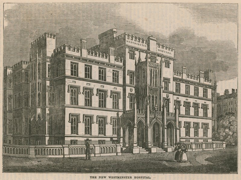 The New Westminster Hospital by English School