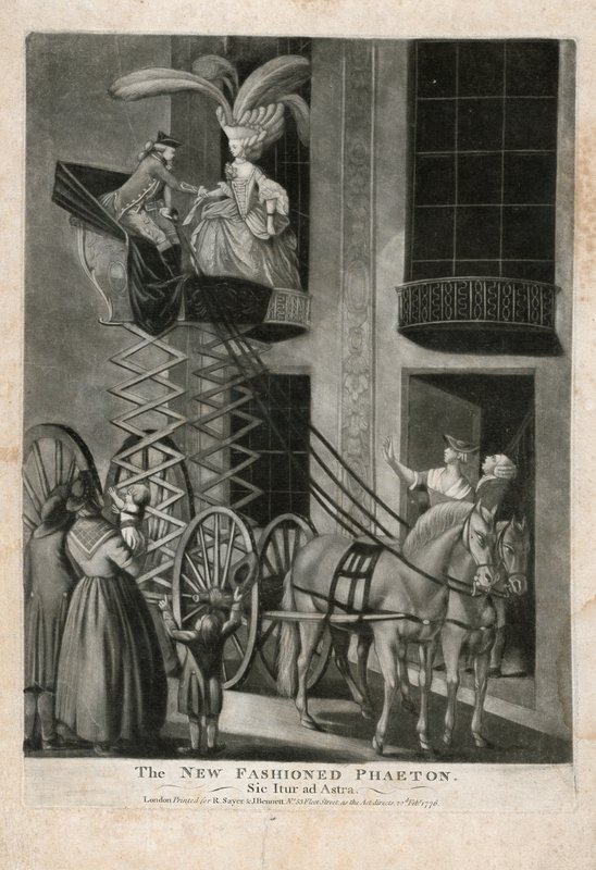 The New Fashioned Phaeton by English School
