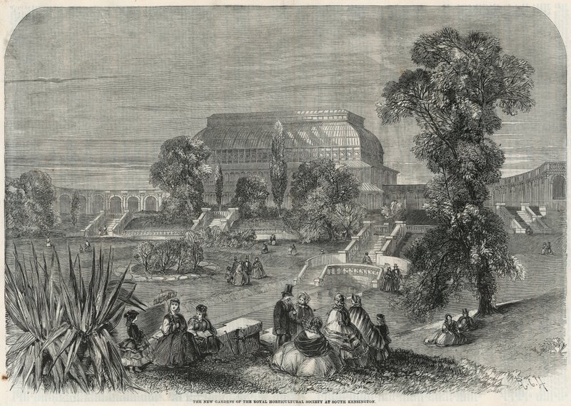 The New Gardens of the Royal Horticultural Society at South Kensington by English School