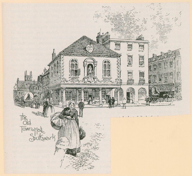 The Old Town Hall, Borough High Street, Southwark, London by English School