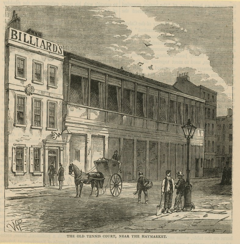The Old Tennis Court by English School