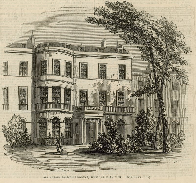 The Residence of Sir Robert Peel by English School