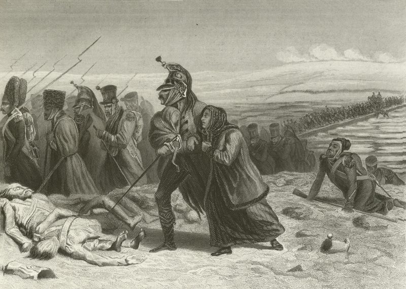 The retreat from Moscow, Passage of the Berezyna by English School