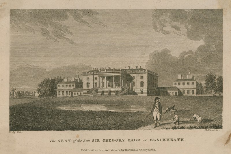 The Seat of the Late Sir Gregory Page Turner by English School