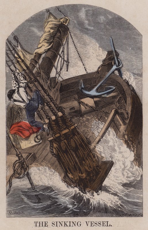 The Sinking Vessel by English School
