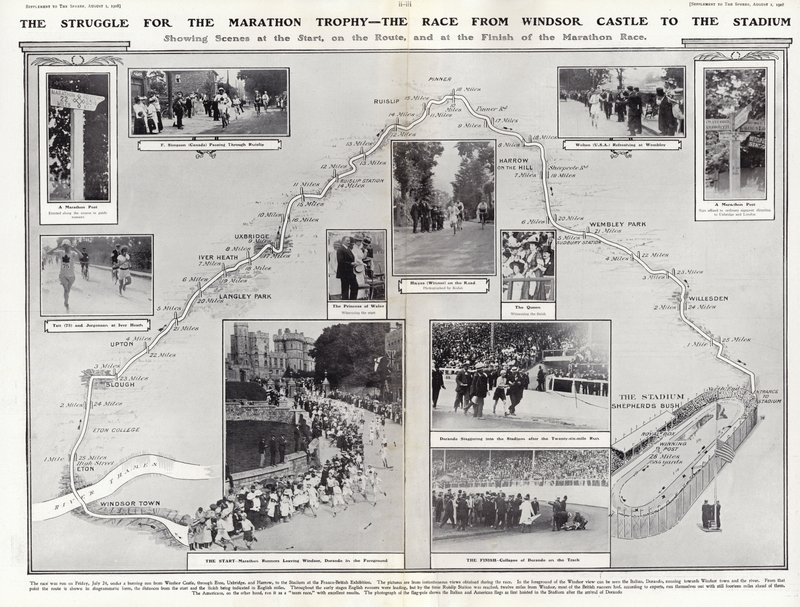 The Struggle for the Marathon Trophy by English School