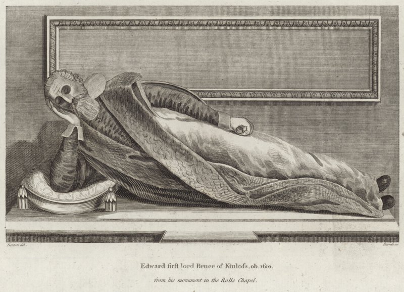 The Tomb of Edward Bruce, Lord Kinloss by English School