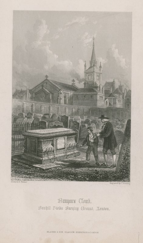 The Tomb of John Bunyan by English School