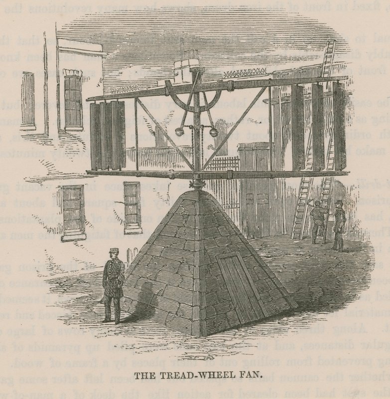 The treadwheel fan by English School