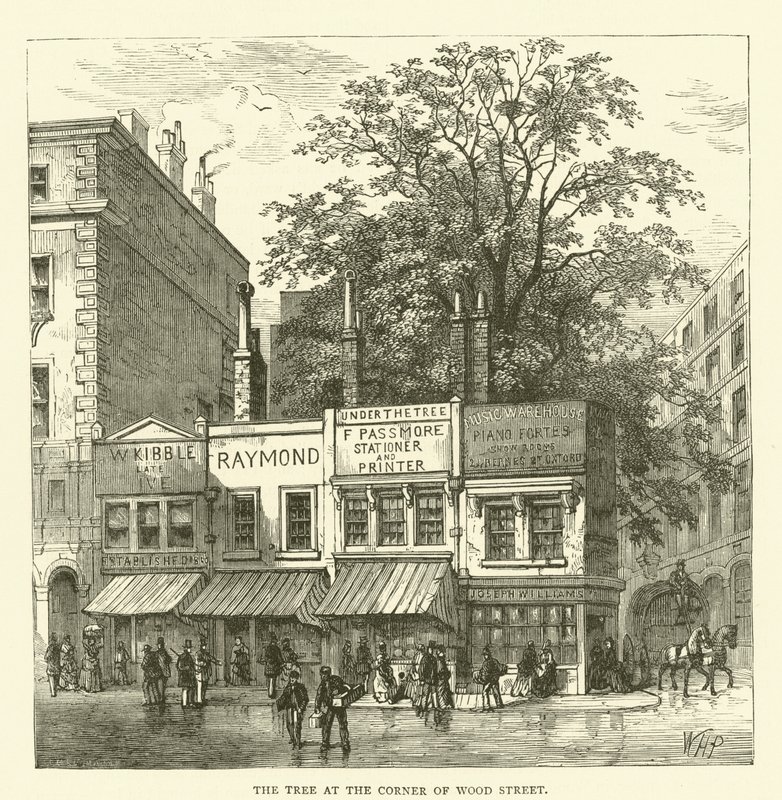 The Tree at the Corner of Wood Street by English School