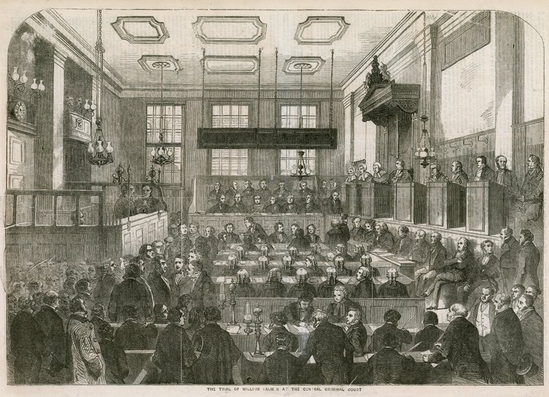 The Trial of William Palmer at the Central Criminal Court by English School