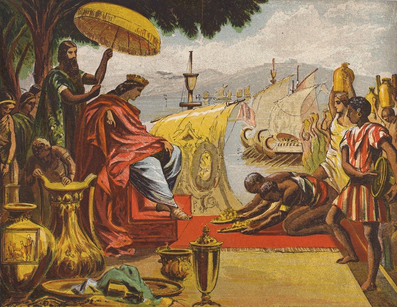 The Wealth of King Solomon by English School