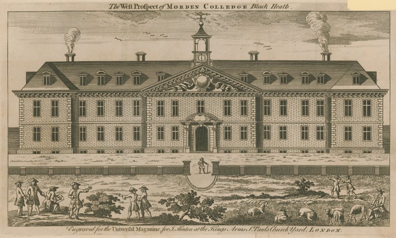 The West Prospect of Morden College by English School