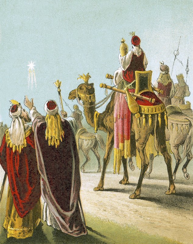 The Wise Men of the East by English School