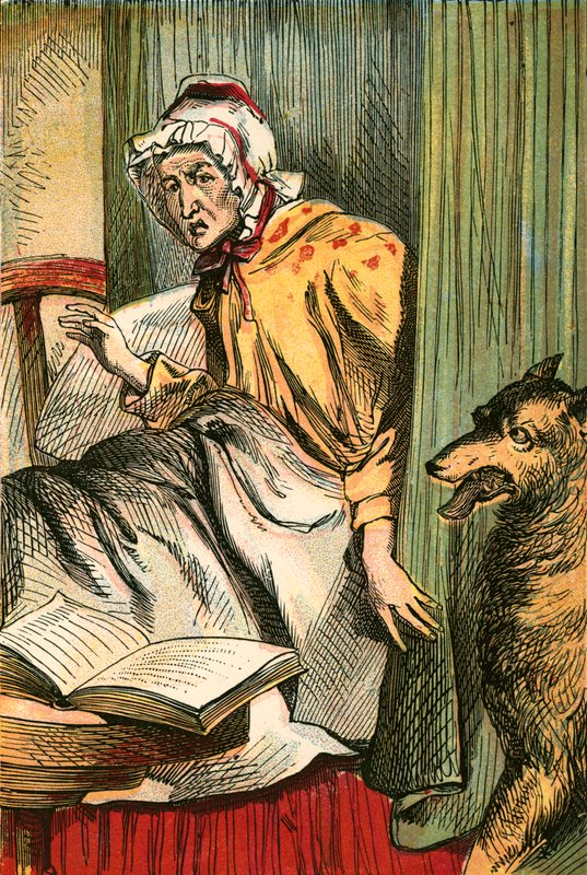 The Wolf at the Grandmother