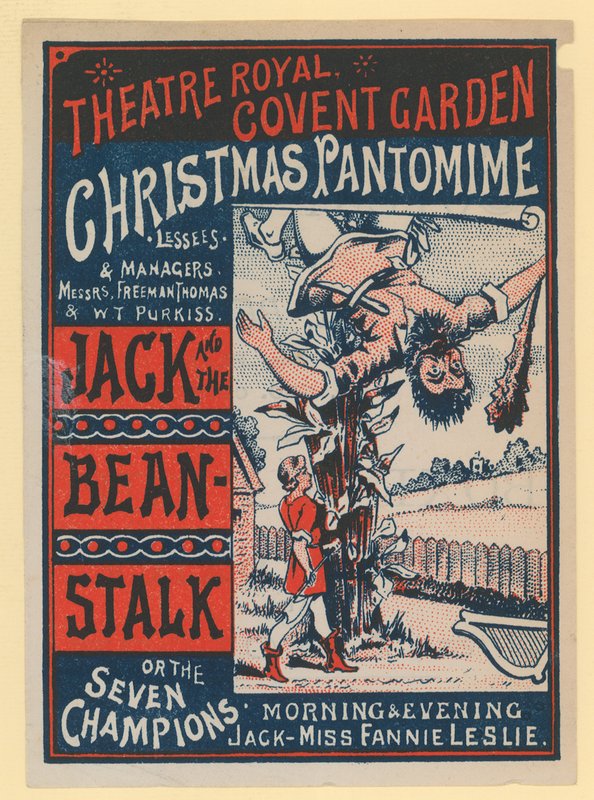 Theatre Royal Covent Garden Christmas Pantomime by English School