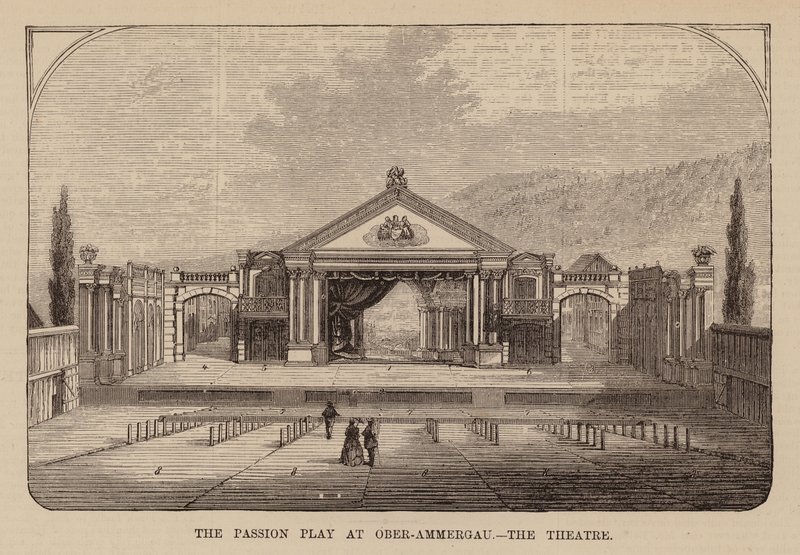Theatre of the Oberammergau Passion play, Bavaria by English School