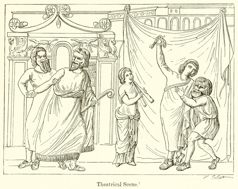 Theatrical Scene by English School