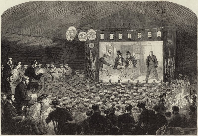 Theatricals on Board HMS Perseus by English School