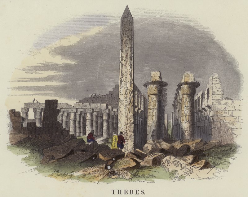 Thebes by English School