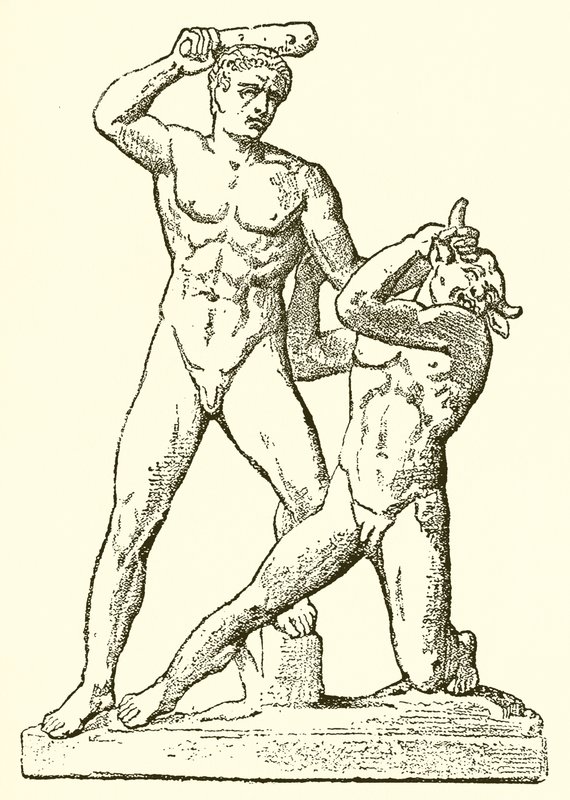 Theseus and the Minotaur by English School