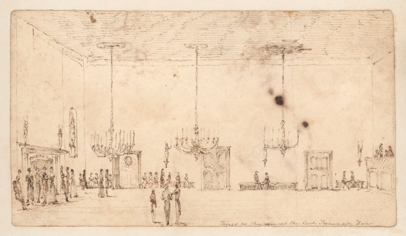 Things as They Were at the Last Promenade, Bath by English School