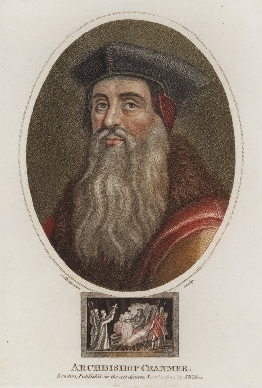 Thomas Cranmer, Archbishop of Canterbury by English School