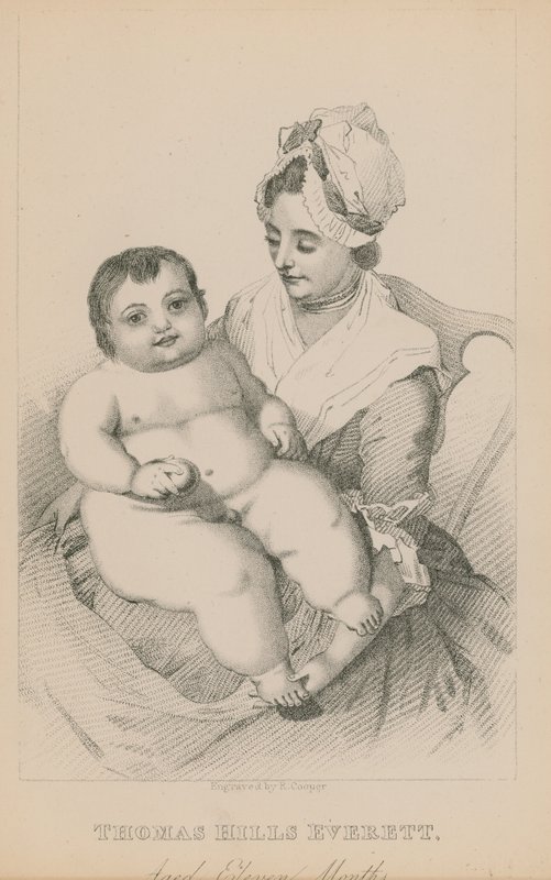 Thomas Hills Everett, Aged Eleven Months by English School