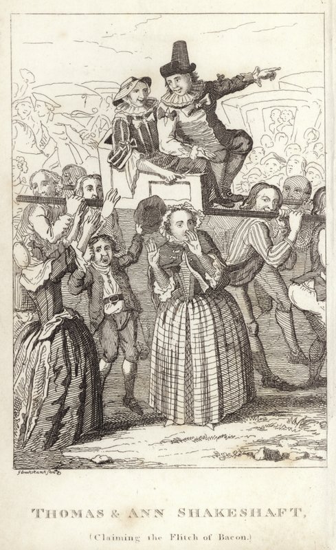 Thomas and Ann Shakeshaft, Claiming the Flitch of Bacon by English School