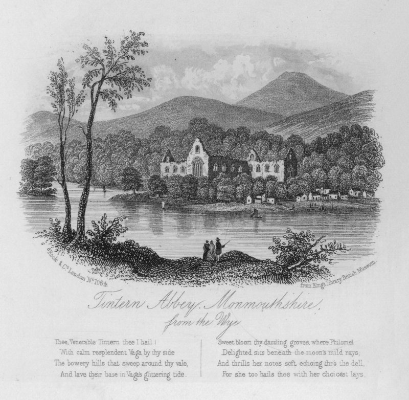 Tintern Abbey, Monmouthshire, from the Wye by English School