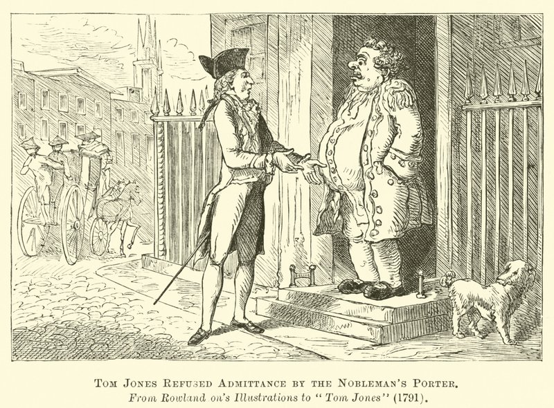 Tom Jones Refused Admittance by the Nobleman