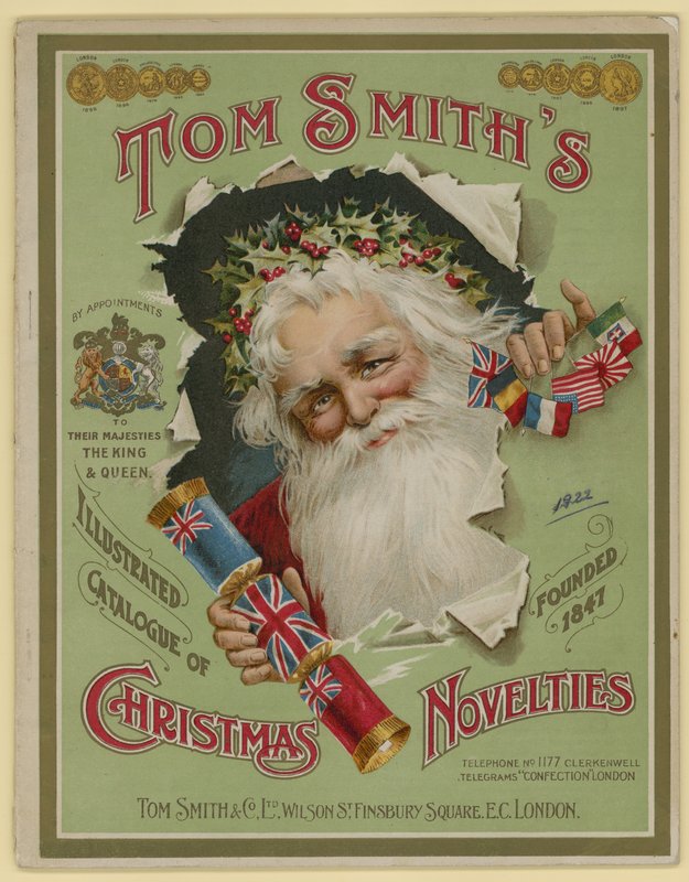 Tom Smith & Co Ltd, Christmas Novelties, Christmas Crackers, Brochure cover by English School