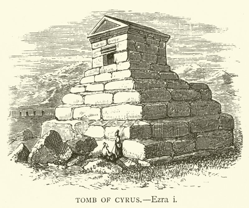 Tomb of Cyrus, Ezra by English School