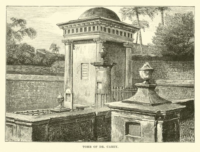 Tomb of Dr. Carey by English School