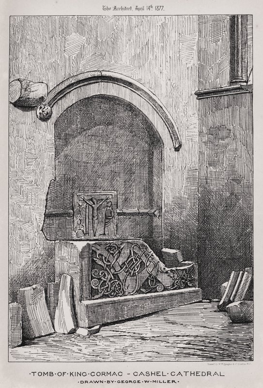 Tomb of King Cormac, Cashel Cathedral by English School