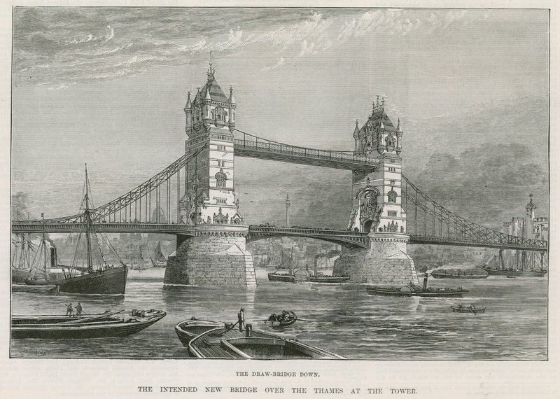 Tower Bridge, London by English School