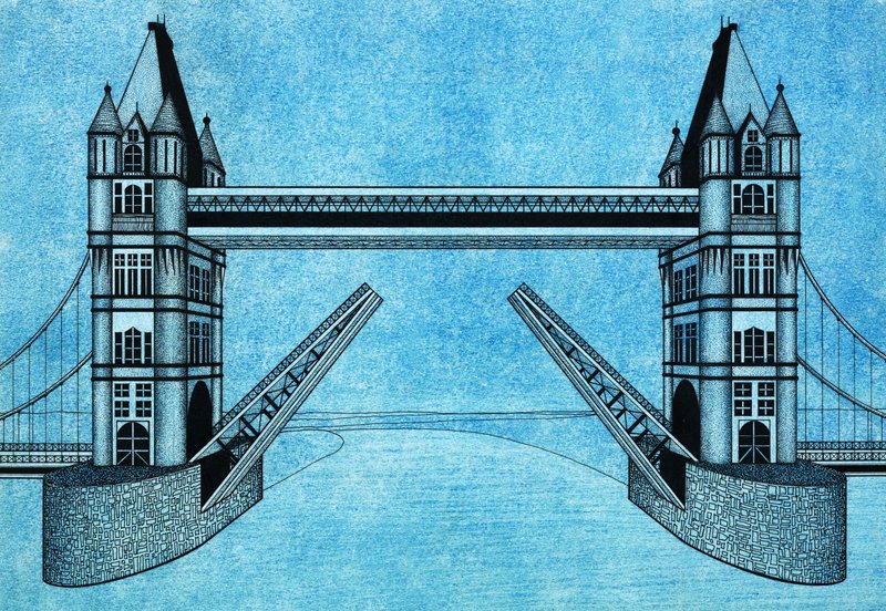 Tower Bridge, London by English School