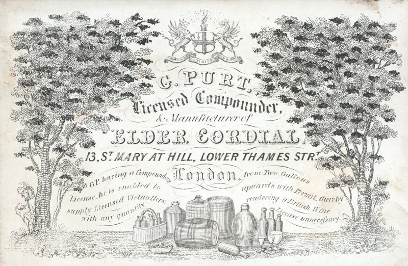 Trade Card, G Purt by English School
