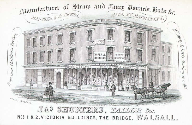 Trade card, Jas Shorters by English School